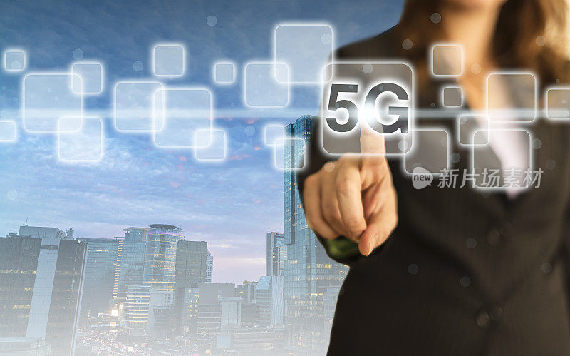 5G wifi技术数字概念